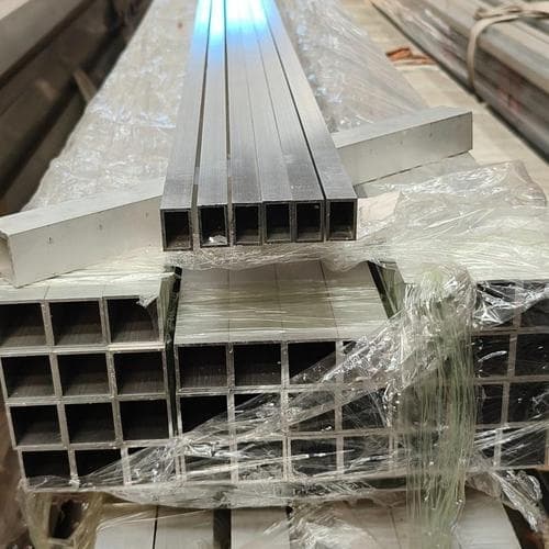 Profiles Polishing Extrusion Square Tubes